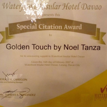 Awards & Certificates - Wedding, Birthday and Event Decorator in Davao City