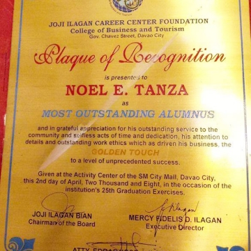 Awards & Certificates - Wedding, Birthday and Event Decorator in Davao City